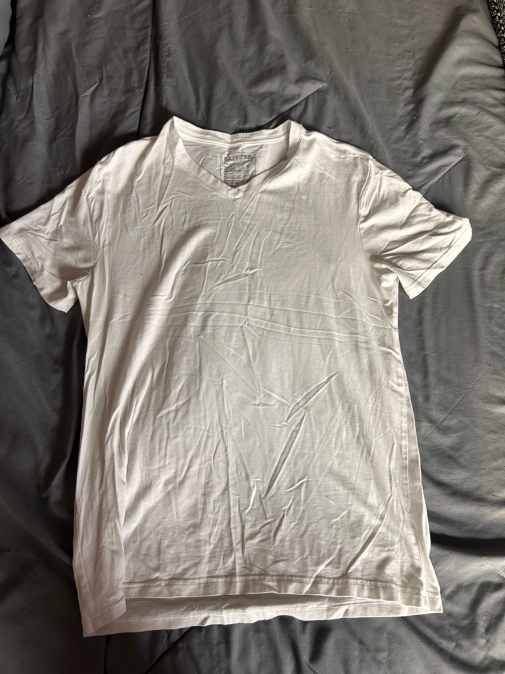 Express White Crew Neck T-Shirt